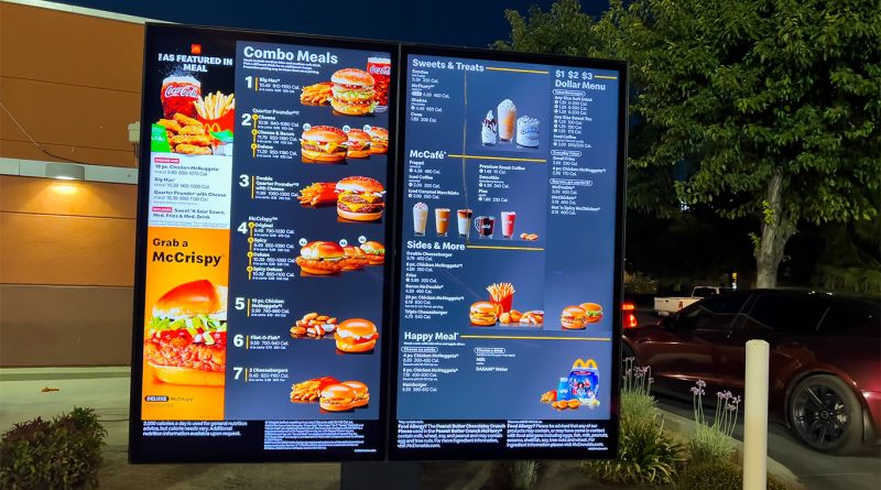 John Cena on new McValue menu ad holding new menu items