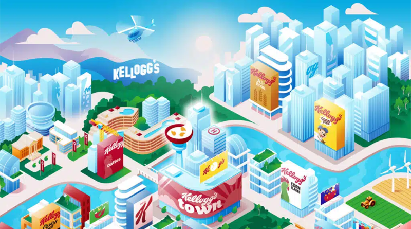 Digital image of Kellogg's Town
