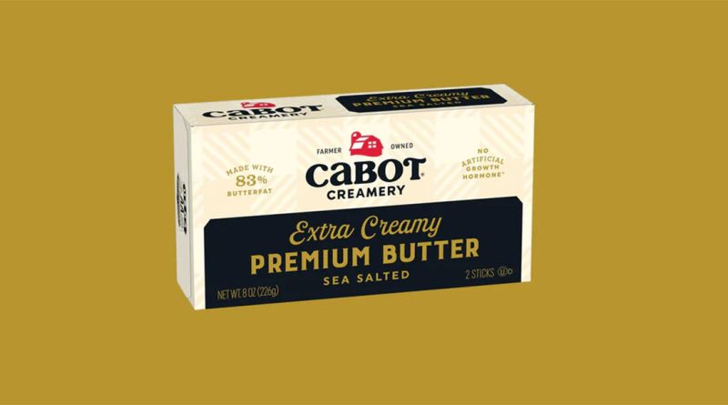 Cabot Creamery's Salted Butter which was featured in recent butter recall issues