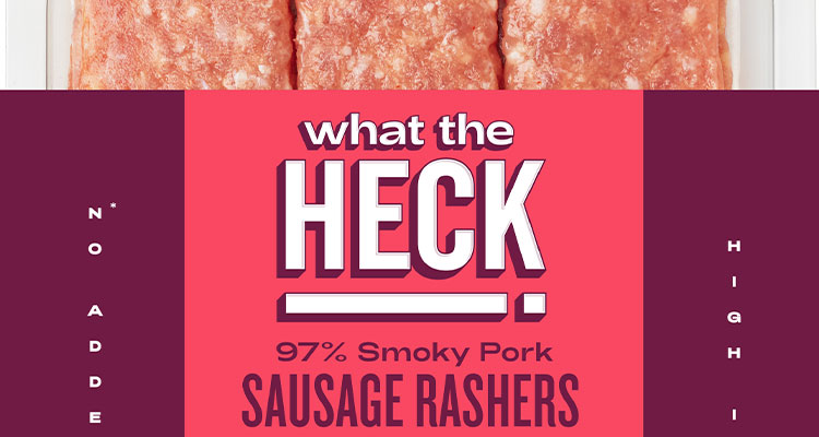 HECK 97% Smoky Pork Sausage Rashers