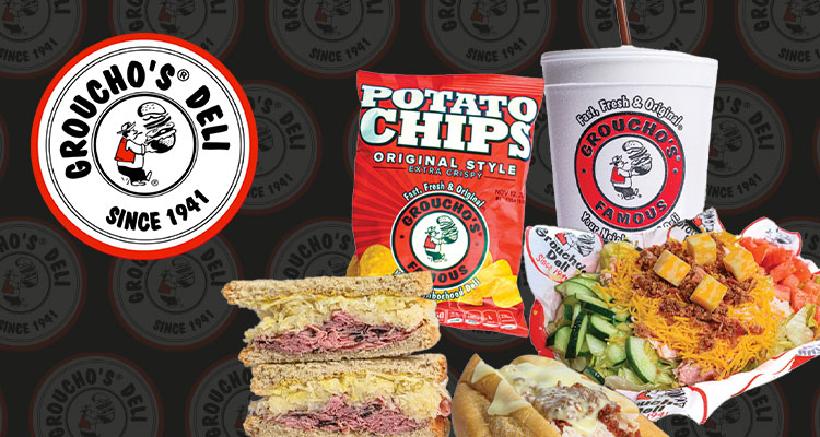 food items from Groucho's Deli.