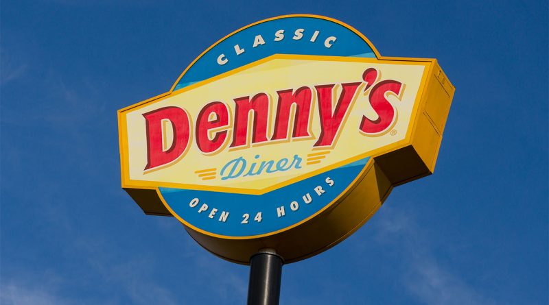 Exterior of a Denny’s restaurant with a closed sign in front, reflecting widespread diner closures in the US