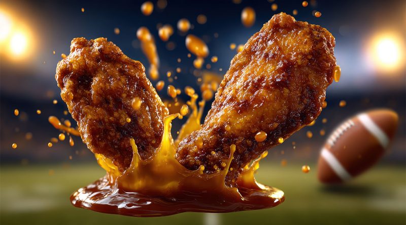 Super Bowl chicken wings